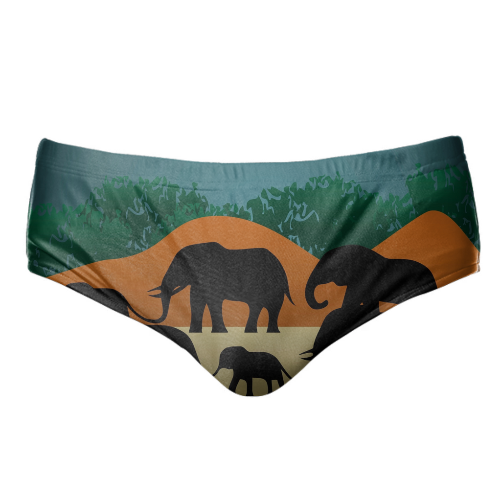 Elephant Family Illustration