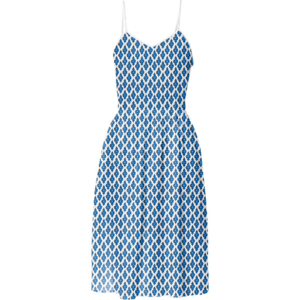 Bright Blue Provençal by Isabela
