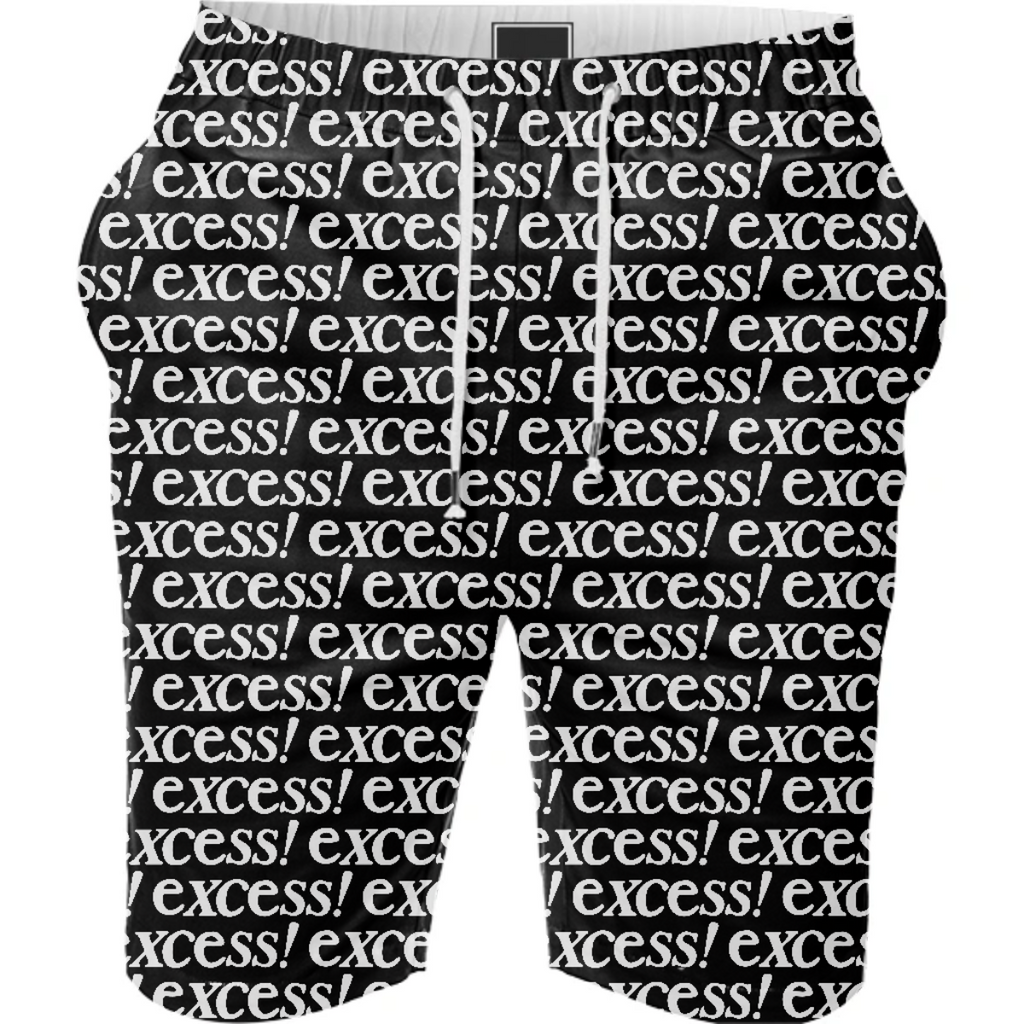 Excess all over print shorts