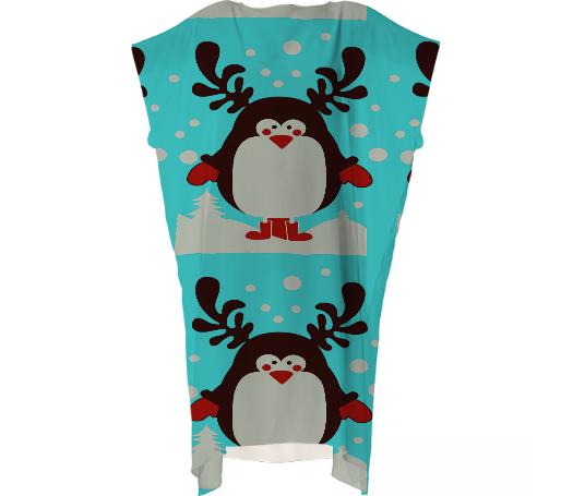 Christmas T Shirt Santa Reindeer Penguin Novelty Xmas