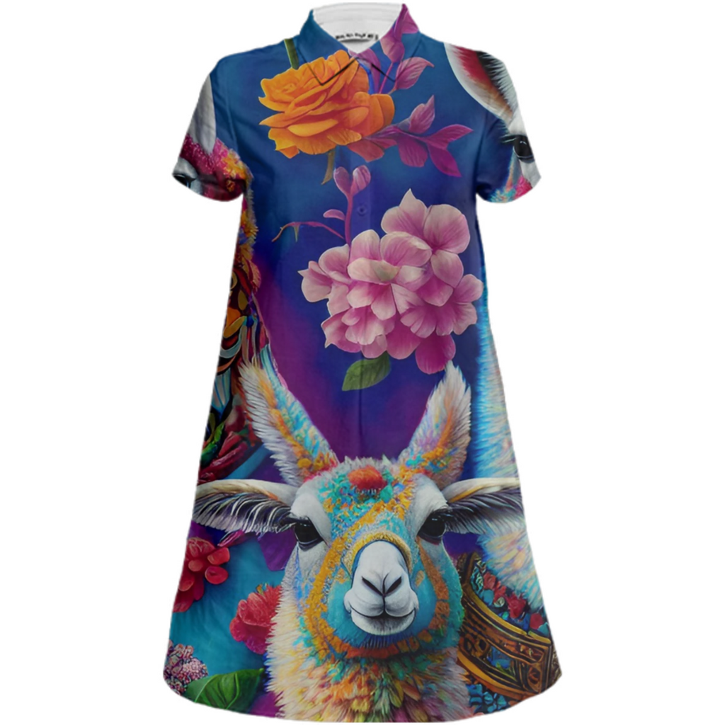 Llama Mini Dress