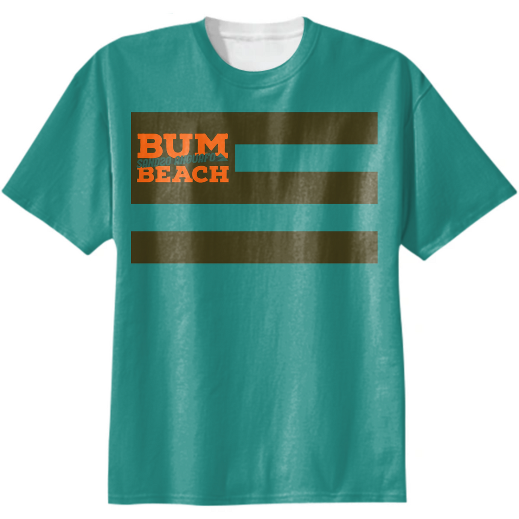 Sandzo Anguafo BUM BEACH Flag tee