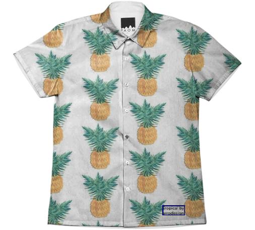 Tropical pineapple shirt