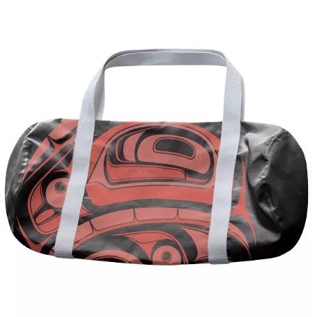 Rouge on Ice White Drummer Duffel Bag