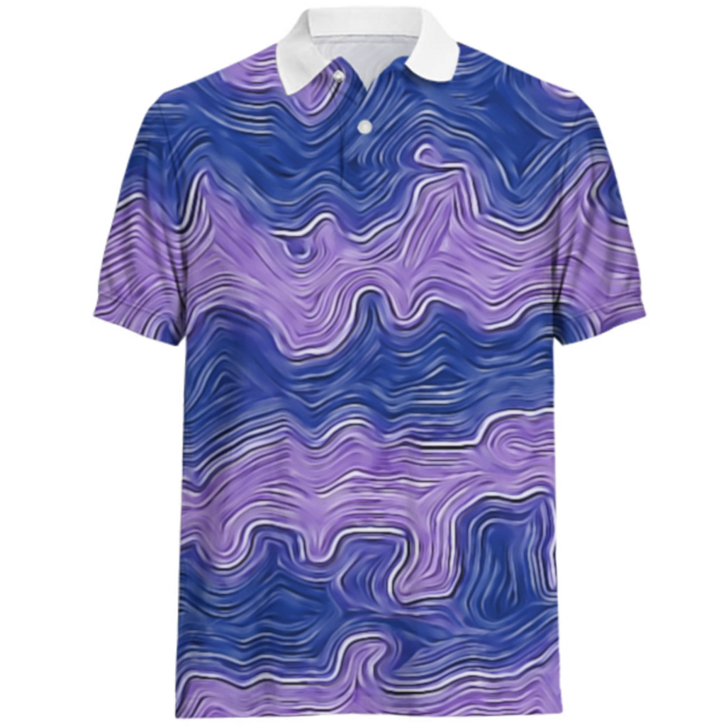 blue and purple